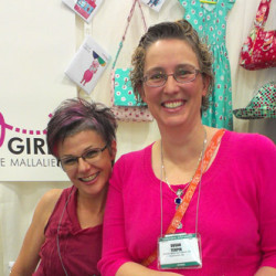 Sue and Nicole at Quilt Market