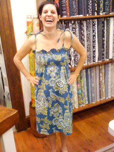 shirredDress